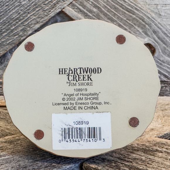 2002 Jim Shore Heartwood Creek, Angel of Hospitality, #108919, 7.5”H - Picture 9 of 9